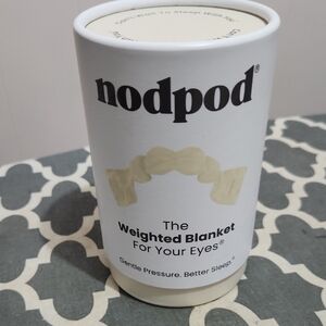 New! Nodpod Weighted Eye Blanket Bone
